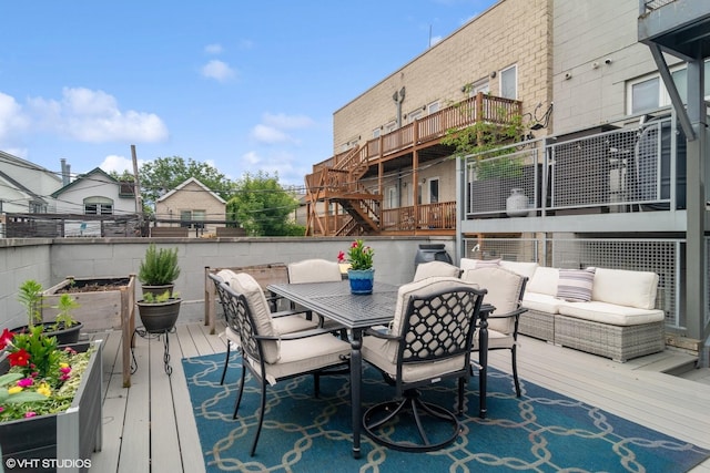 1718 W Le Moyne St Unit 1, Chicago, IL 60622 - deck featuring outdoor dining area