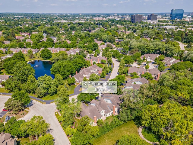 314 Spring Creek Cir, Schaumburg, IL 60173 - drone / aerial view of a nearby body of water