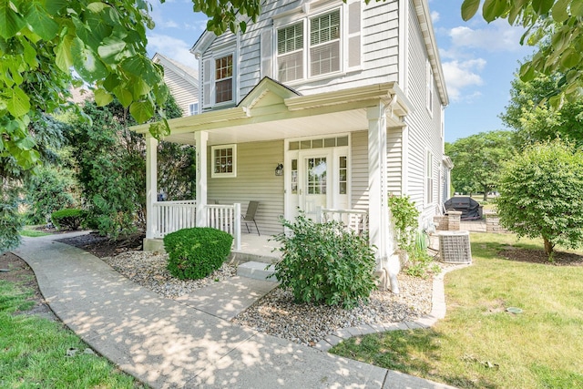 4115 Dalewood Dr, Plainfield, IL 60586 - view of front of home featuring a porch and a front yard