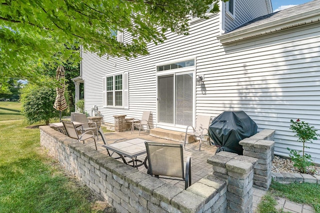 4115 Dalewood Dr, Plainfield, IL 60586 - view of patio / terrace featuring a grill and entry steps