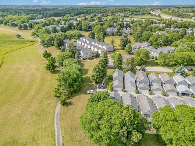 4115 Dalewood Dr, Plainfield, IL 60586 - aerial overview of property's location with nearby suburban area and a golf club