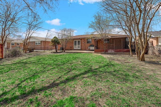 12801 W Playfield Dr, Crestwood, IL 60418 - rear view of house with a patio and brick siding