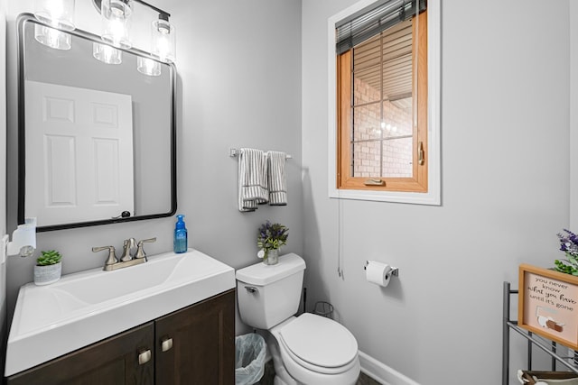 8033 Nielsen Dr, Tinley Park, IL 60477 - half bath with vanity and toilet