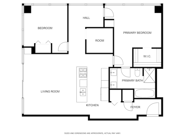 653 N Kingsbury St Unit 1707, Chicago, IL 60654 - view of property floor plan