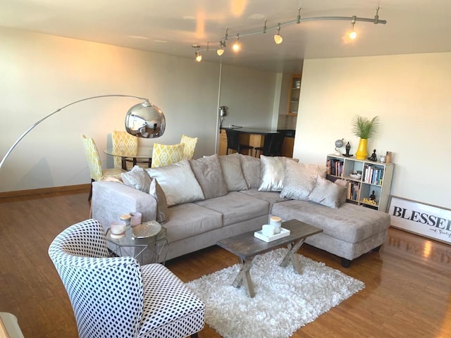 4250 N Marine Dr Unit 1404, Chicago, IL 60613 - living area with wood finished floors