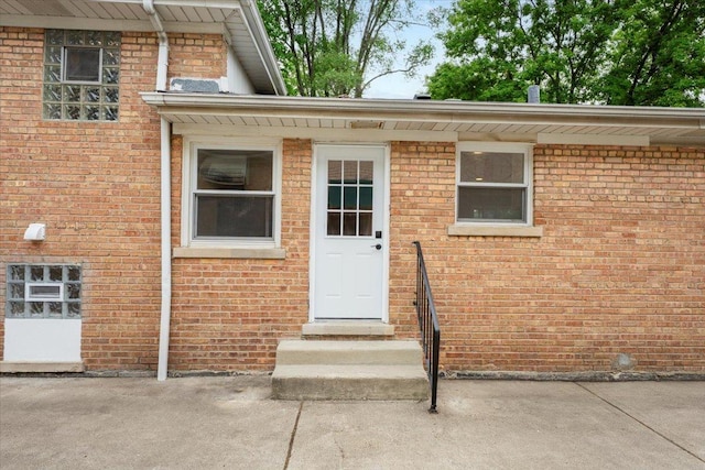 3935 W Jarvis Ave, Lincolnwood, IL 60712 - property entrance with brick siding