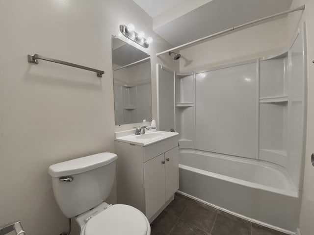 234 Tahoe Dr, Chicago Heights, IL 60411 - bathroom with vanity, tile patterned floors, and shower / washtub combination