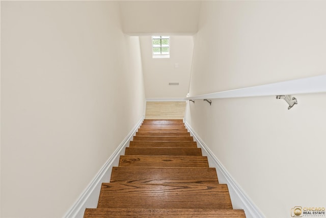 8207 S Laflin St, Chicago, IL 60620 - stairs with wood finished floors and baseboards