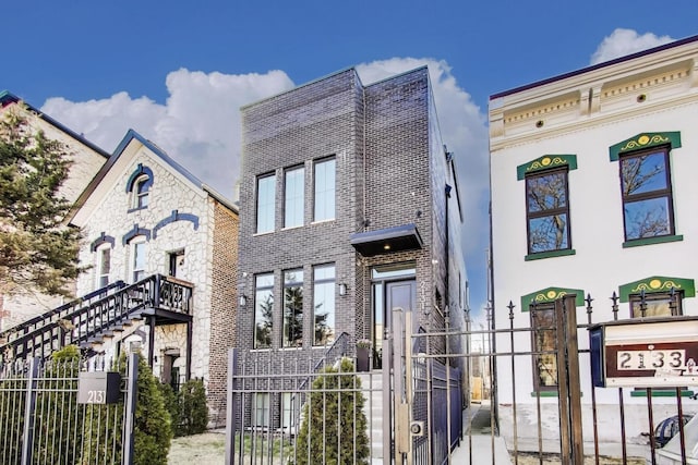 2131 W Huron St, Chicago, IL 60612 - view of front of house with brick siding