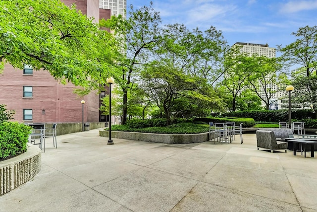 10 E Ontario St Unit 4808, Chicago, IL 60611 - view of home's community featuring a patio and an outdoor living space