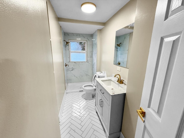 16802 Anthony Ave, Hazel Crest, IL 60429 - full bathroom with a marble finish shower and vanity