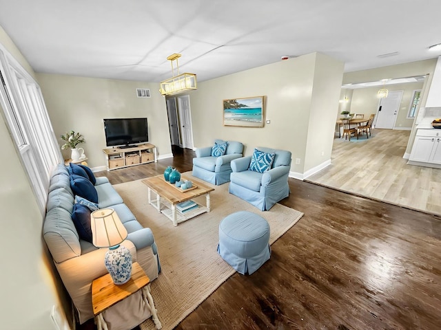 16802 Anthony Ave, Hazel Crest, IL 60429 - living area with wood finished floors