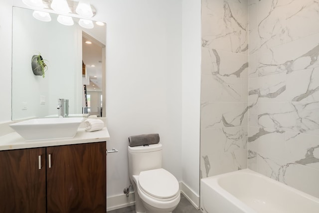 1415 W Walton St Unit 3, Chicago, IL 60642 - bathroom with vanity and bathing tub / shower combination
