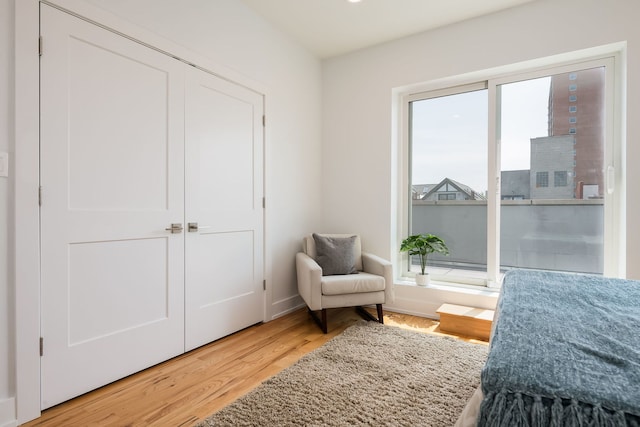 1415 W Walton St Unit 3, Chicago, IL 60642 - bedroom with light wood-style floors and a closet