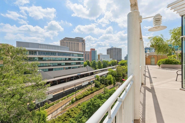 1640 Maple Ave Unit 503, Evanston, IL 60201 - balcony featuring a view of city