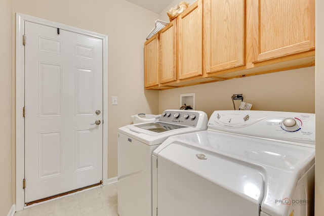 337A Veronica Cir, Bartlett, IL 60103 - washroom with washing machine and clothes dryer and cabinet space