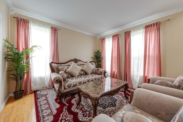 337A Veronica Cir, Bartlett, IL 60103 - living room with ornamental molding and light wood-style flooring