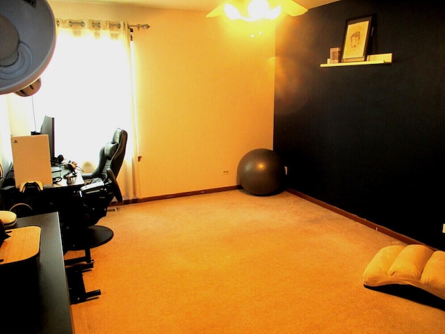 865 N Tamarac Blvd, Addison, IL 60101 - office space featuring carpet and a ceiling fan