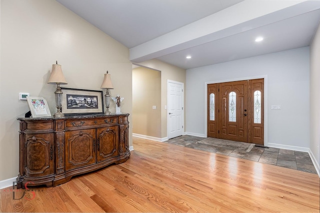 1661 Locust Rd, Morris, IL 60450 - entryway featuring recessed lighting and light wood-style floors