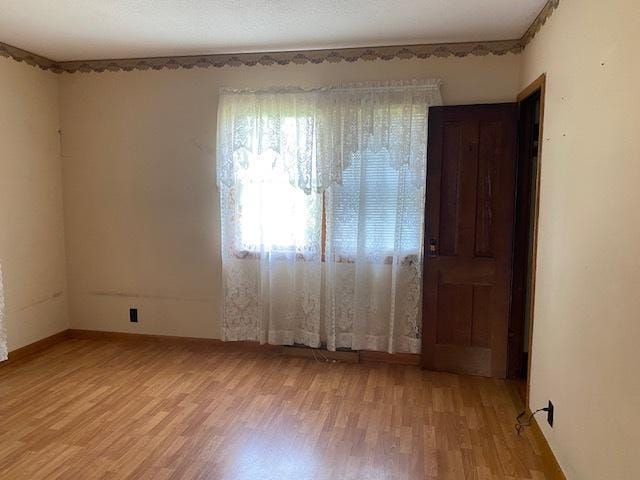 207 N Putnam St, Lostant, IL 61334 - unfurnished room featuring light wood-style flooring