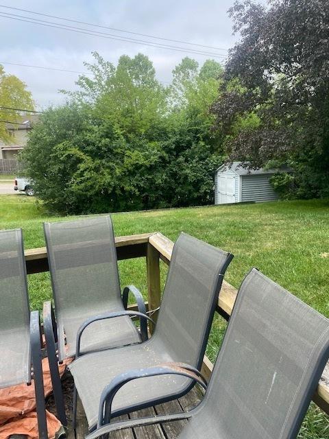 440 W Parkview Ter, Algonquin, IL 60102 - deck featuring a yard and a storage unit