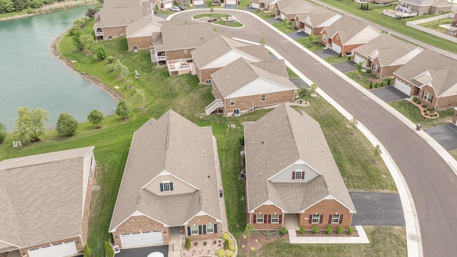 2107 Traemore Ln, New Lenox, IL 60451 - aerial perspective of suburban area featuring a large body of water