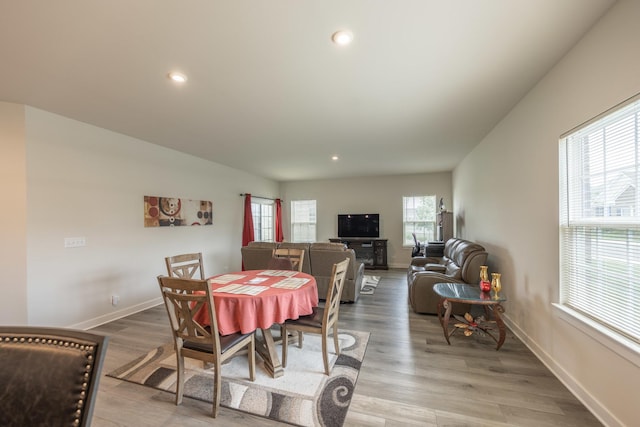 2107 Traemore Ln, New Lenox, IL 60451 - dining space featuring wood finished floors and recessed lighting