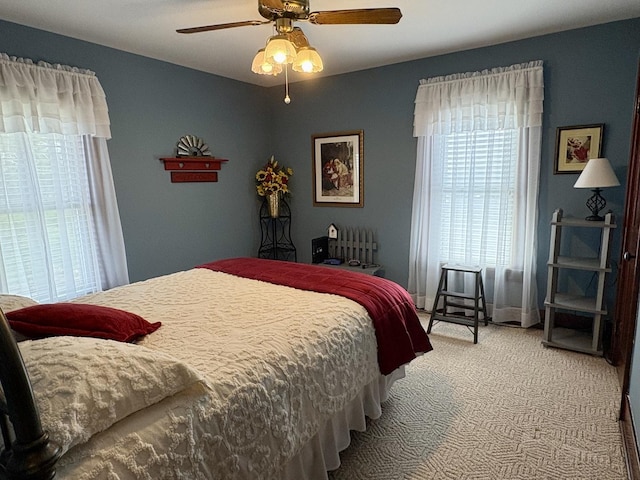 1112 W Wilmington-Peotone Rd, Peotone, IL 60468 - bedroom featuring carpet floors and ceiling fan