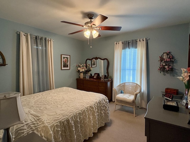 1112 W Wilmington-Peotone Rd, Peotone, IL 60468 - bedroom with carpet flooring and a ceiling fan