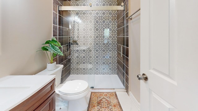 1005 N Dovington Dr, Hoffman Estates, IL 60169 - bathroom with a stall shower and vanity