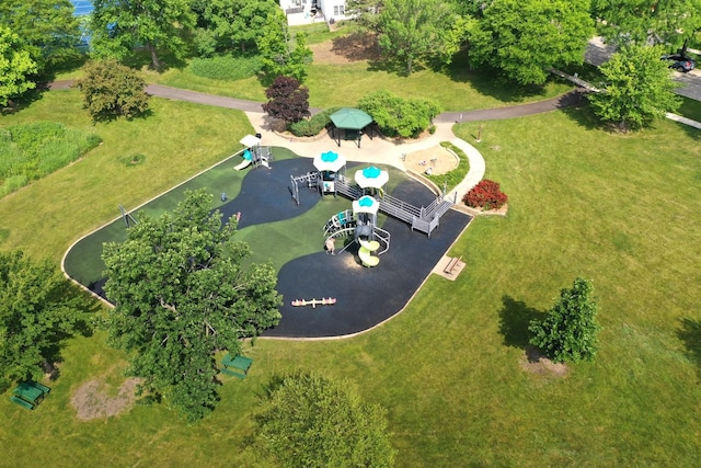 1005 N Dovington Dr, Hoffman Estates, IL 60169 - bird's eye view