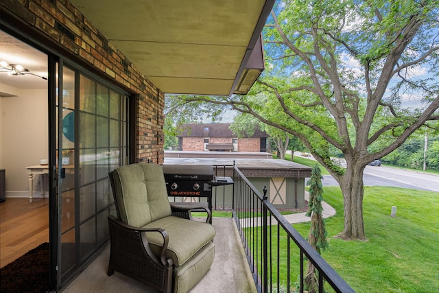 9197 N Rd Unit C, Palos Hills, IL 60465 - balcony with area for grilling