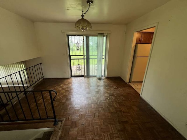 1116 Amherst Ln, University Park, IL 60484 - spare room featuring baseboards and stairway