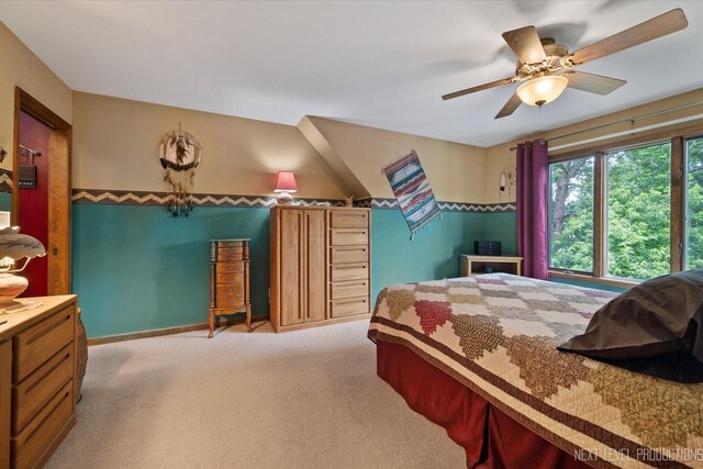 4S064 Hazelcrest Dr, Sugar Grove, IL 60554 - bedroom with light carpet and ceiling fan