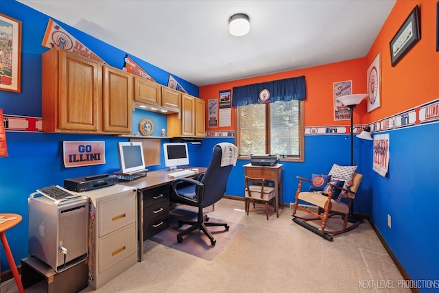4S064 Hazelcrest Dr, Sugar Grove, IL 60554 - office space with light colored carpet and built in desk