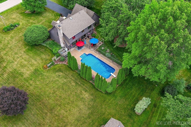4S064 Hazelcrest Dr, Sugar Grove, IL 60554 - aerial view of property and surrounding area featuring a pool