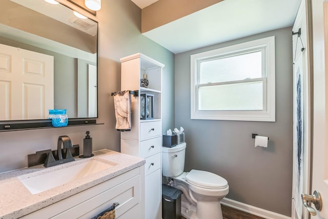 1313 Glen Hill Dr, Glendale Heights, IL 60139 - bathroom with toilet and vanity