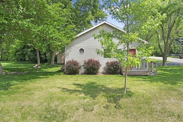 2602 Michael St, Wonder Lake, IL 60097 - view of property exterior featuring a lawn
