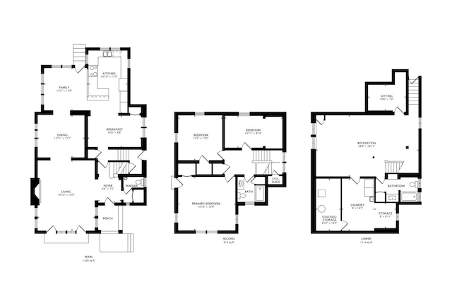 934 Jackson Ave, River Forest, IL 60305 - view of floor plan / room layout