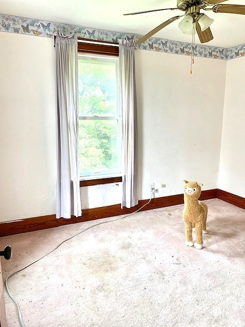 17218 Lincoln Rd, Morrison, IL 61270 - empty room featuring carpet and ceiling fan