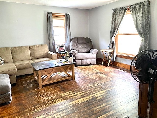 17218 Lincoln Rd, Morrison, IL 61270 - living area featuring wood-type flooring