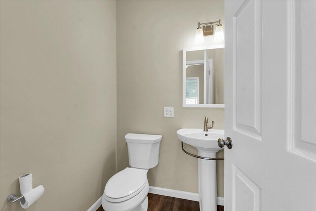 5 Montclair Rd Unit A, Urbana, IL 61801 - half bath with toilet and wood finished floors