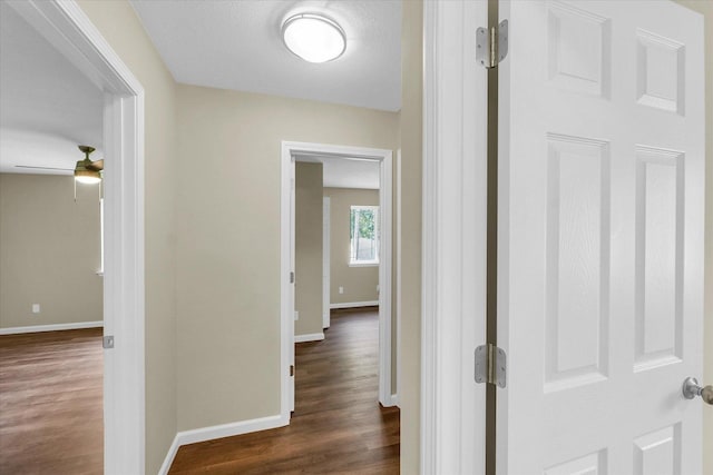5 Montclair Rd Unit A, Urbana, IL 61801 - hallway with dark wood-style flooring and baseboards