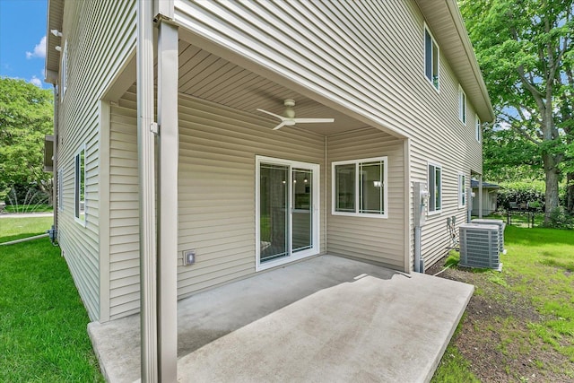 5 Montclair Rd Unit A, Urbana, IL 61801 - view of patio featuring ceiling fan