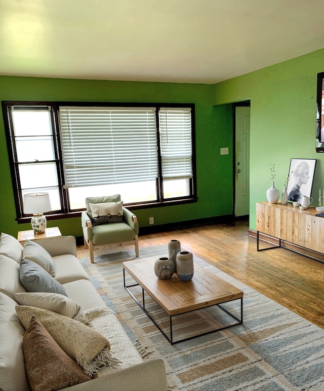 14300 S Palmer Ave, Posen, IL 60469 - living area featuring wood finished floors and baseboards