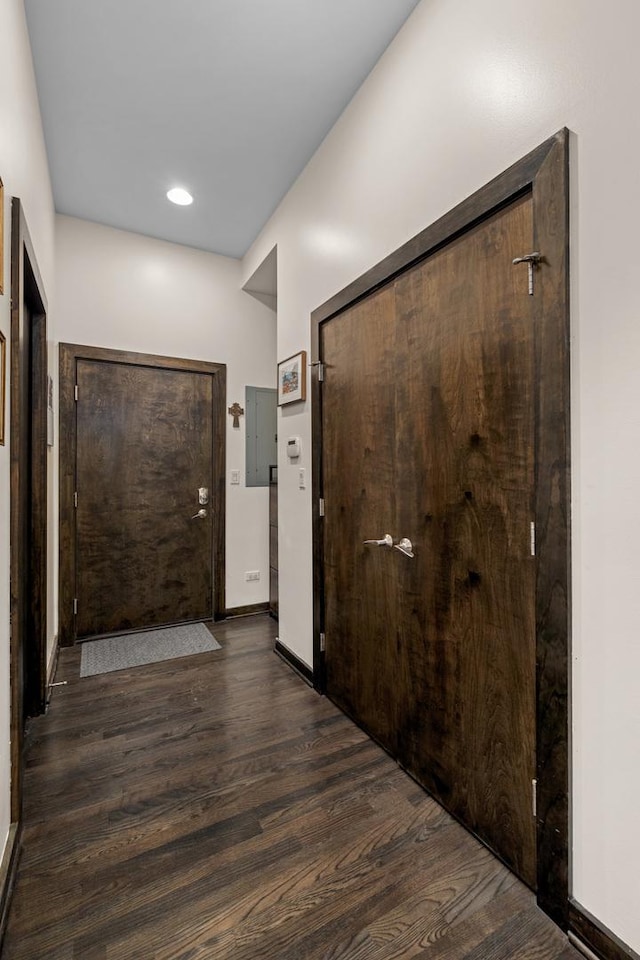 2150 W N Ave Unit 4, Chicago, IL 60647 - hallway featuring dark wood-type flooring