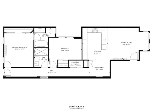 1420 W Fulton St, Chicago, IL 60607 - view of room layout