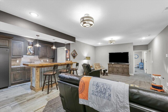 619 County Road 2550 N, Dewey, IL 61840 - living area with light wood-style floors and recessed lighting