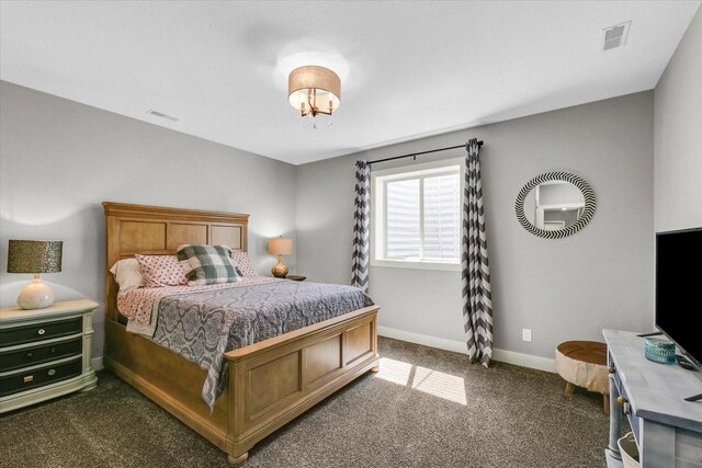 619 County Road 2550 N, Dewey, IL 61840 - bedroom featuring dark colored carpet and baseboards