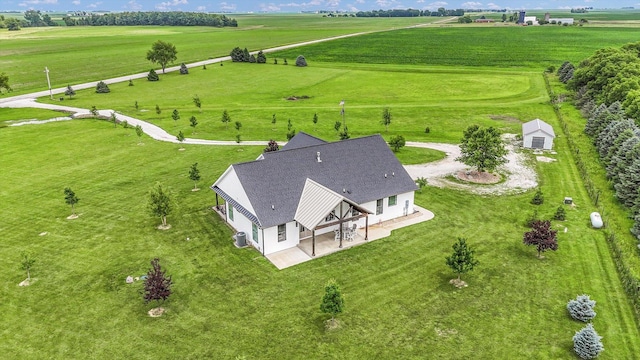 619 County Road 2550 N, Dewey, IL 61840 - aerial view of sparsely populated area
